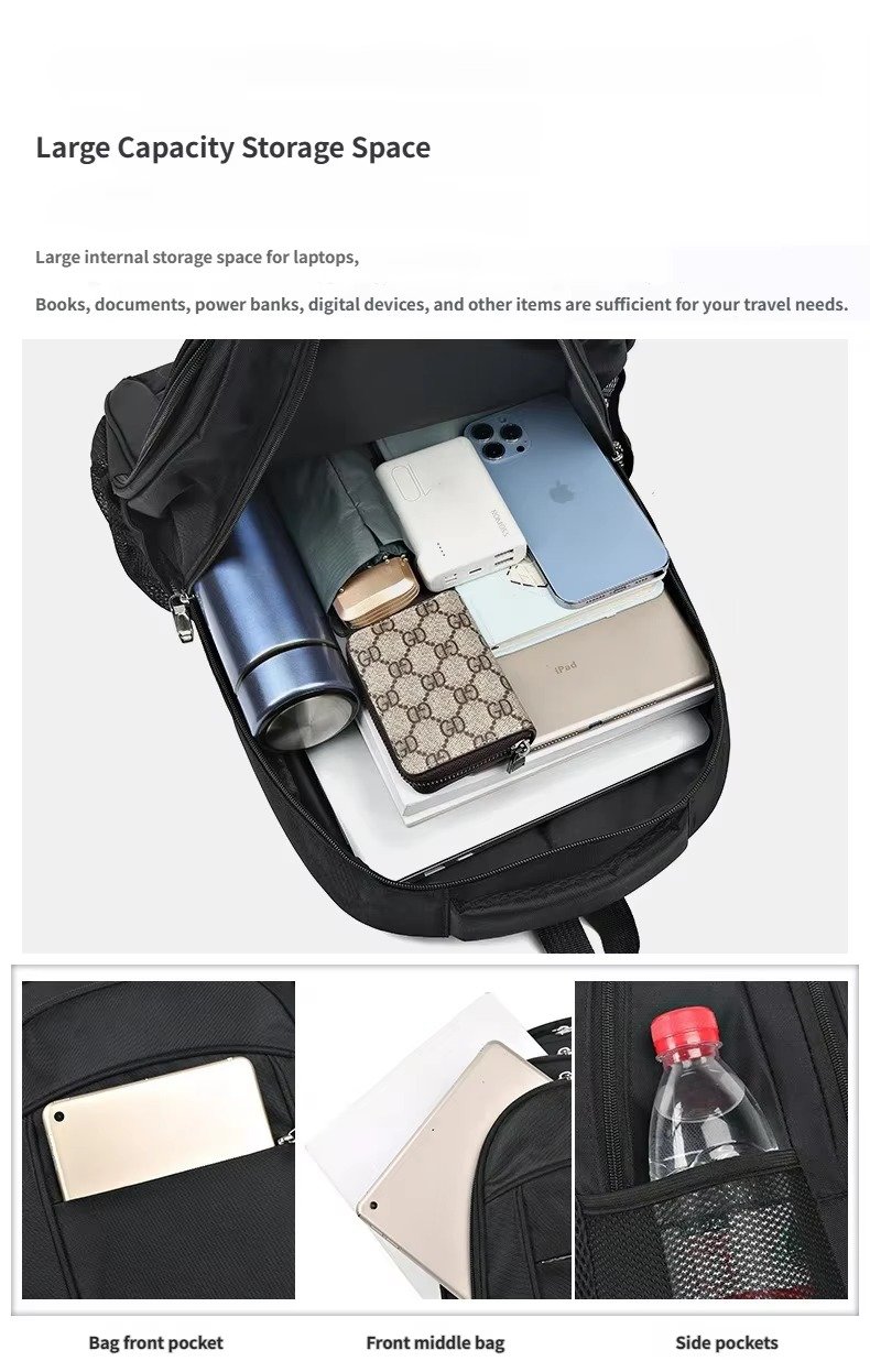 Large Capacity 20-35L Computer Rucksack Business Laptop Backpack Fashion Waterproof Outdoor Travel College Student School Bag product detail