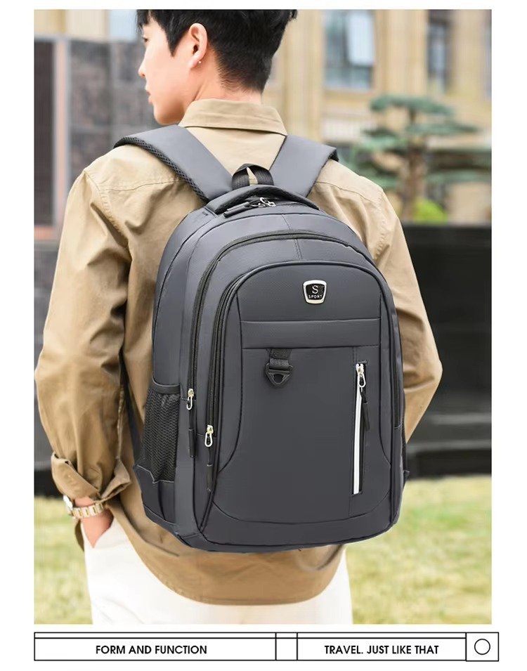 Hot Selling Large Capacity Men's Computer Backpack College Student Schoolbag Multi-Layered Lightweight Business Travel Backpacks product detail