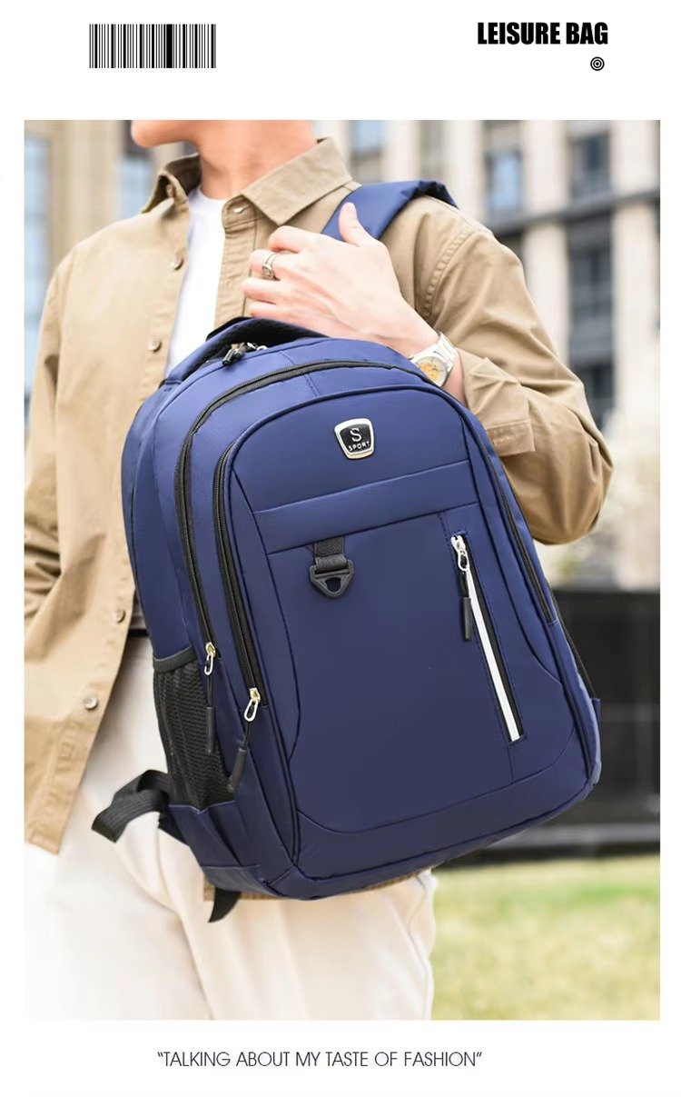 Hot Selling Large Capacity Men's Computer Backpack College Student Schoolbag Multi-Layered Lightweight Business Travel Backpacks product detail