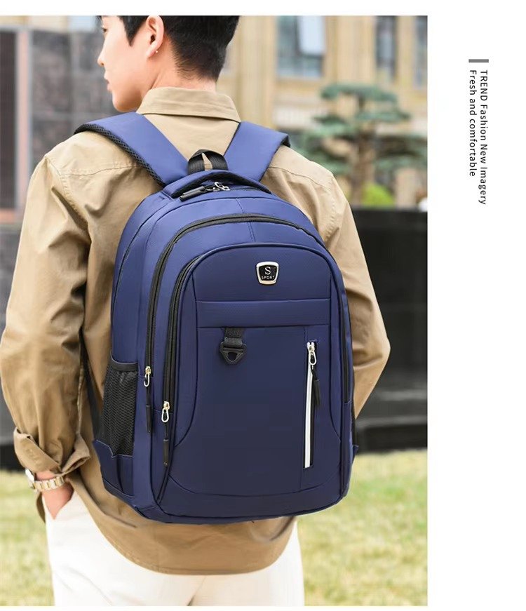 Hot Selling Large Capacity Men's Computer Backpack College Student Schoolbag Multi-Layered Lightweight Business Travel Backpacks product detail