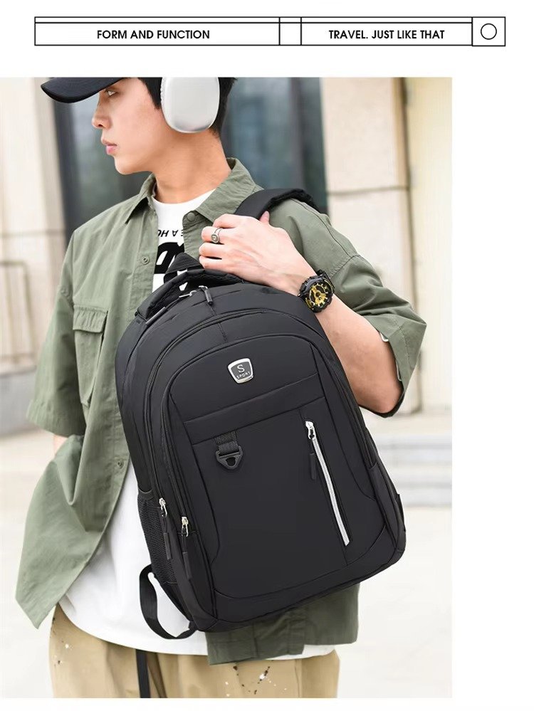 Hot Selling Large Capacity Men's Computer Backpack College Student Schoolbag Multi-Layered Lightweight Business Travel Backpacks product detail