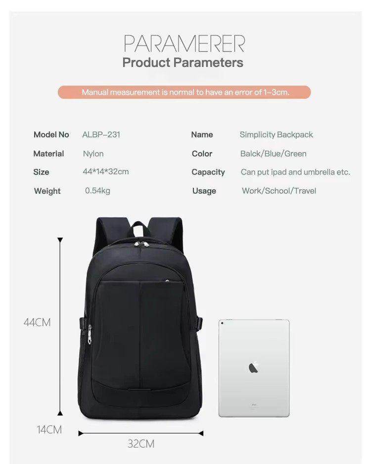 Fashionable New Design Waterproof Travel Laptop Backpack Junior High School College Student Bookbag Stylish Schoolbag for Boys product detail