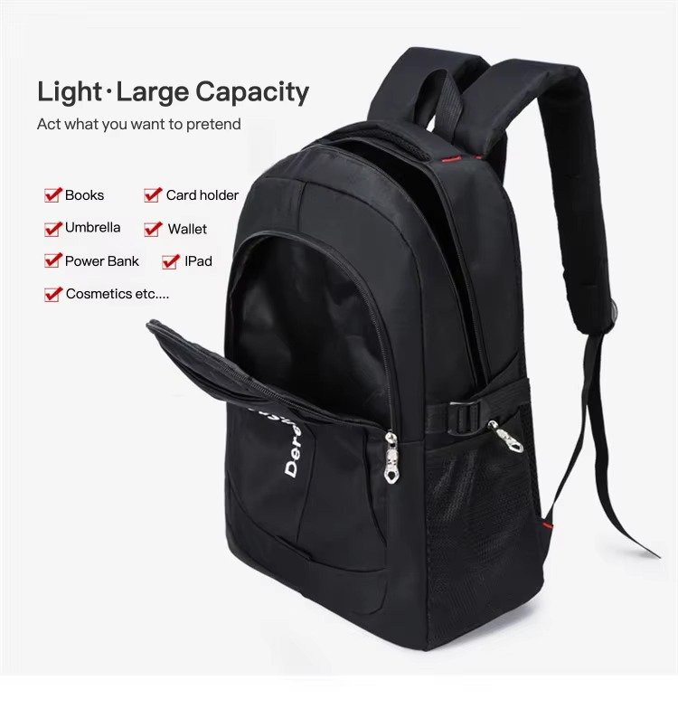Fashionable New Design Waterproof Travel Laptop Backpack Junior High School College Student Bookbag Stylish Schoolbag for Boys product detail