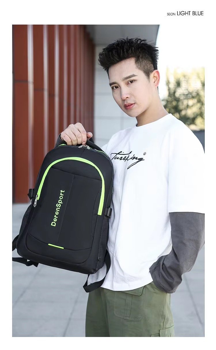 Fashionable New Design Waterproof Travel Laptop Backpack Junior High School College Student Bookbag Stylish Schoolbag for Boys product detail