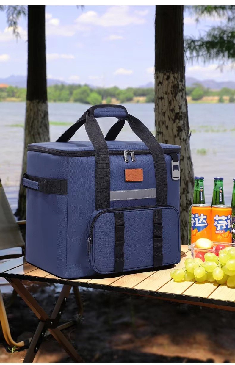 Large Capacity Multi-Functional Insulated Cooler Bag Portable Lunch Bag Waterproof Leakproof Thermal Box for Camping Picnics product detail