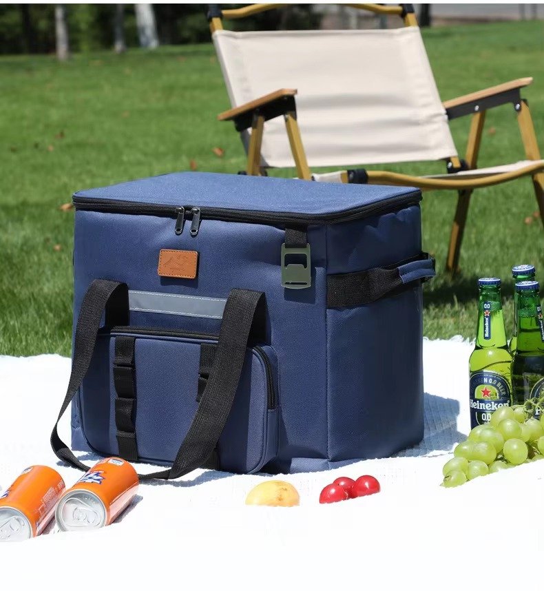 Large Capacity Multi-Functional Insulated Cooler Bag Portable Lunch Bag Waterproof Leakproof Thermal Box for Camping Picnics product detail
