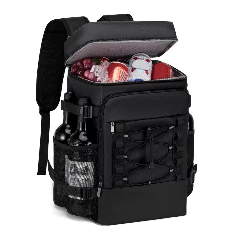 Custom Logo Portable Large Capacity Refrigerated Backpack Leakproof Insulated Cooler Backpack Outdoor Thermal Soft Lunch Ice Bag product detail