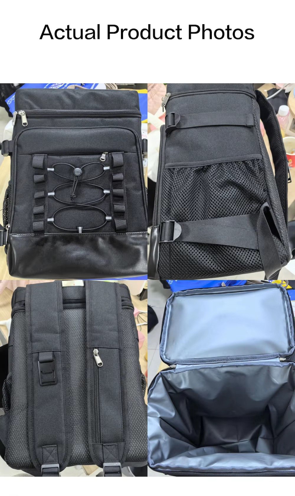 Custom Logo Portable Large Capacity Refrigerated Backpack Leakproof Insulated Cooler Backpack Outdoor Thermal Soft Lunch Ice Bag product detail