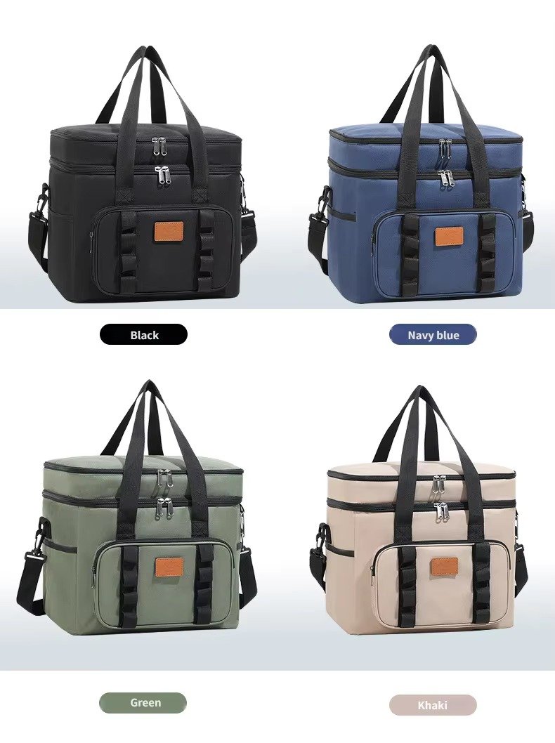 Large Capacity Outdoor Thickened Aluminum Foil Insulation Picnic Bag Thermal Insulated Cooler Bag for Outdoor Camping & Picnic product detail