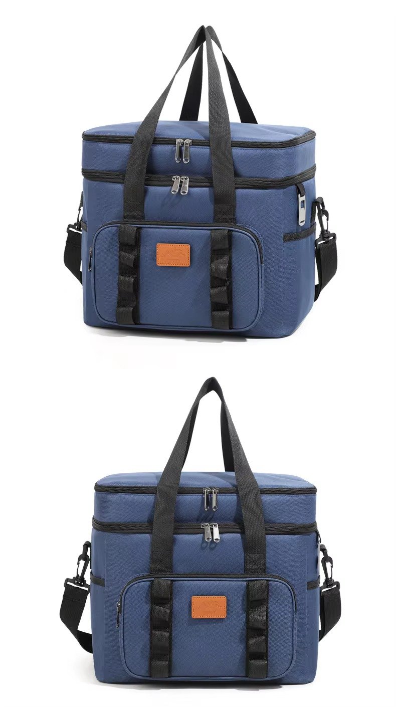 Large Capacity Outdoor Thickened Aluminum Foil Insulation Picnic Bag Thermal Insulated Cooler Bag for Outdoor Camping & Picnic product detail