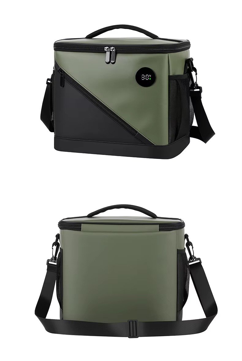 High Quality Waterproof Touch-Temp Insulated Smart Lunch Bag with Temperature Display Leakproof Cooler Bag for Picnic Camping product detail