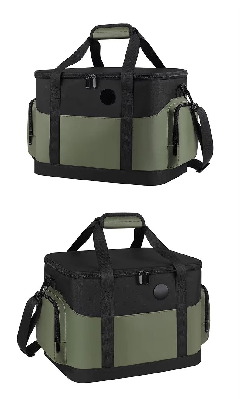 Custom Waterproof Touch-Temp Insulated Cooler Bag Large Capacity Portable Lunch Box Leakproof Outdoor Picnic Camping Thermal Bag product detail