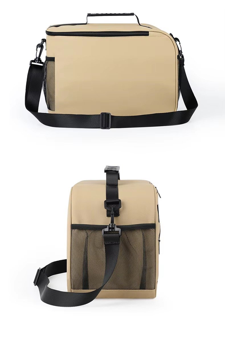 New Custom Smart Temperature Display Thermal Insulated Cooler Bag Waterproof Foldable Large Capacity Camping Picnic Lunch Bag product detail