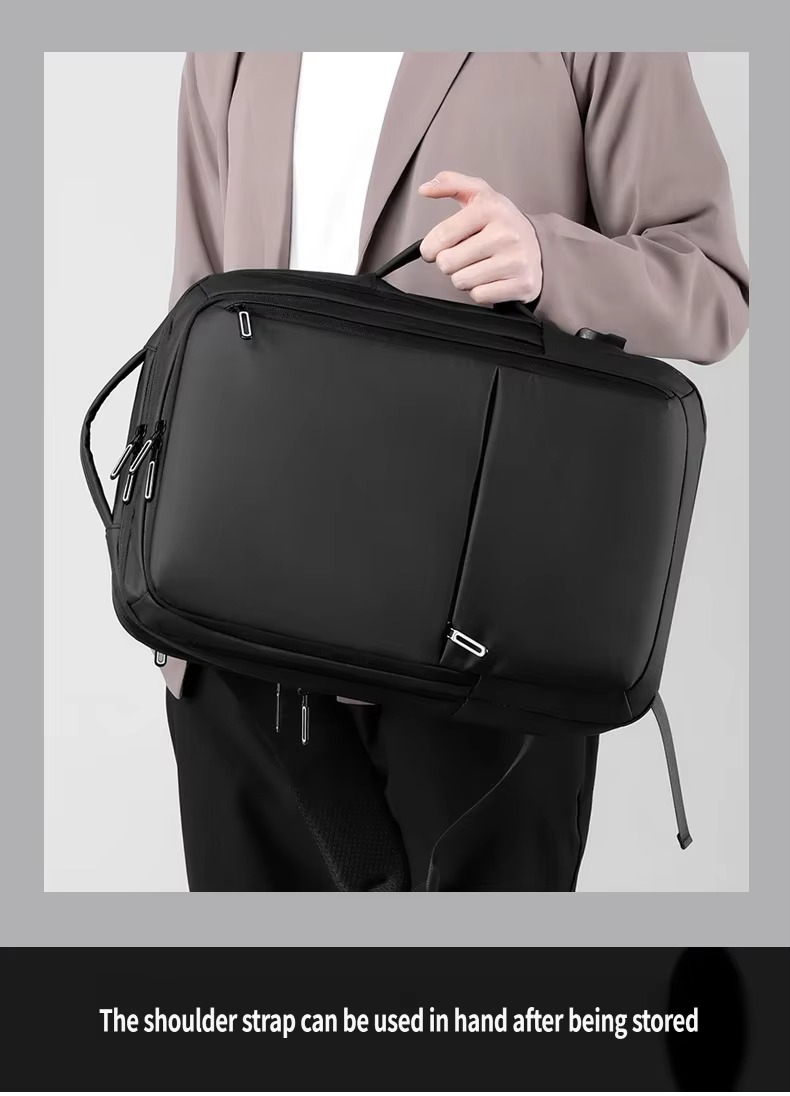 Convertible Backpack and Briefcase with 15.6 Inch Laptop Compartment product detail