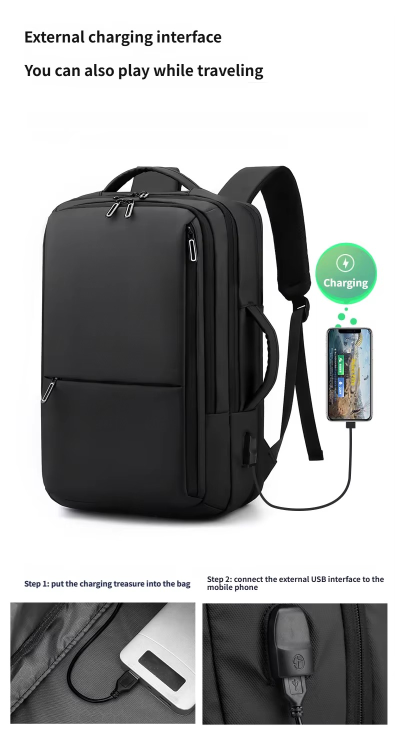 Convertible Backpack and Briefcase with 15.6 Inch Laptop Compartment product detail