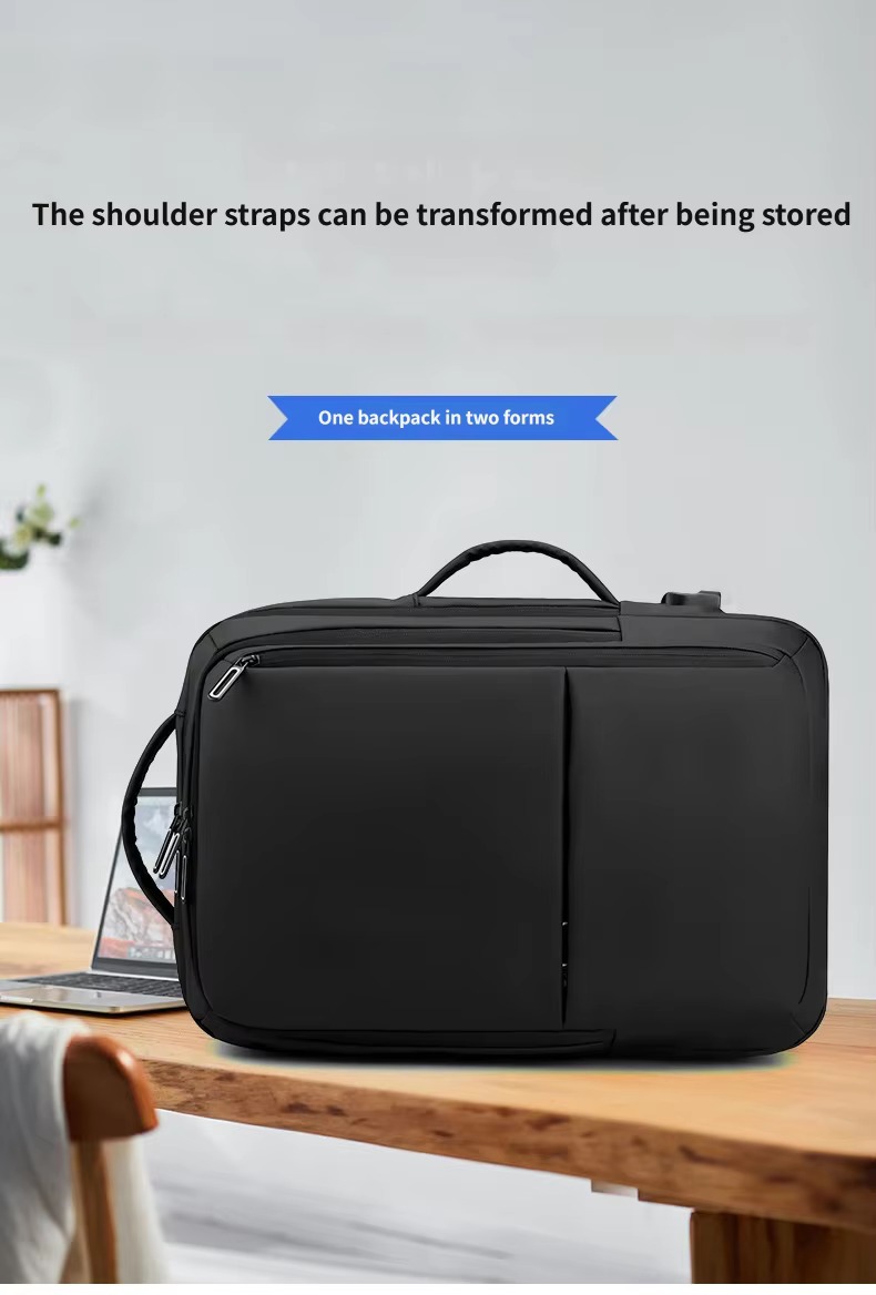 Convertible Backpack and Briefcase with 15.6 Inch Laptop Compartment product detail