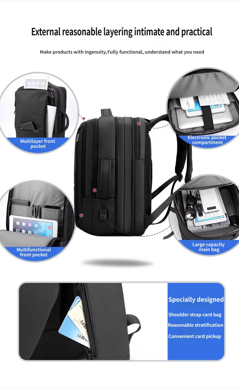 Convertible Backpack and Briefcase with 15.6 Inch Laptop Compartment product detail