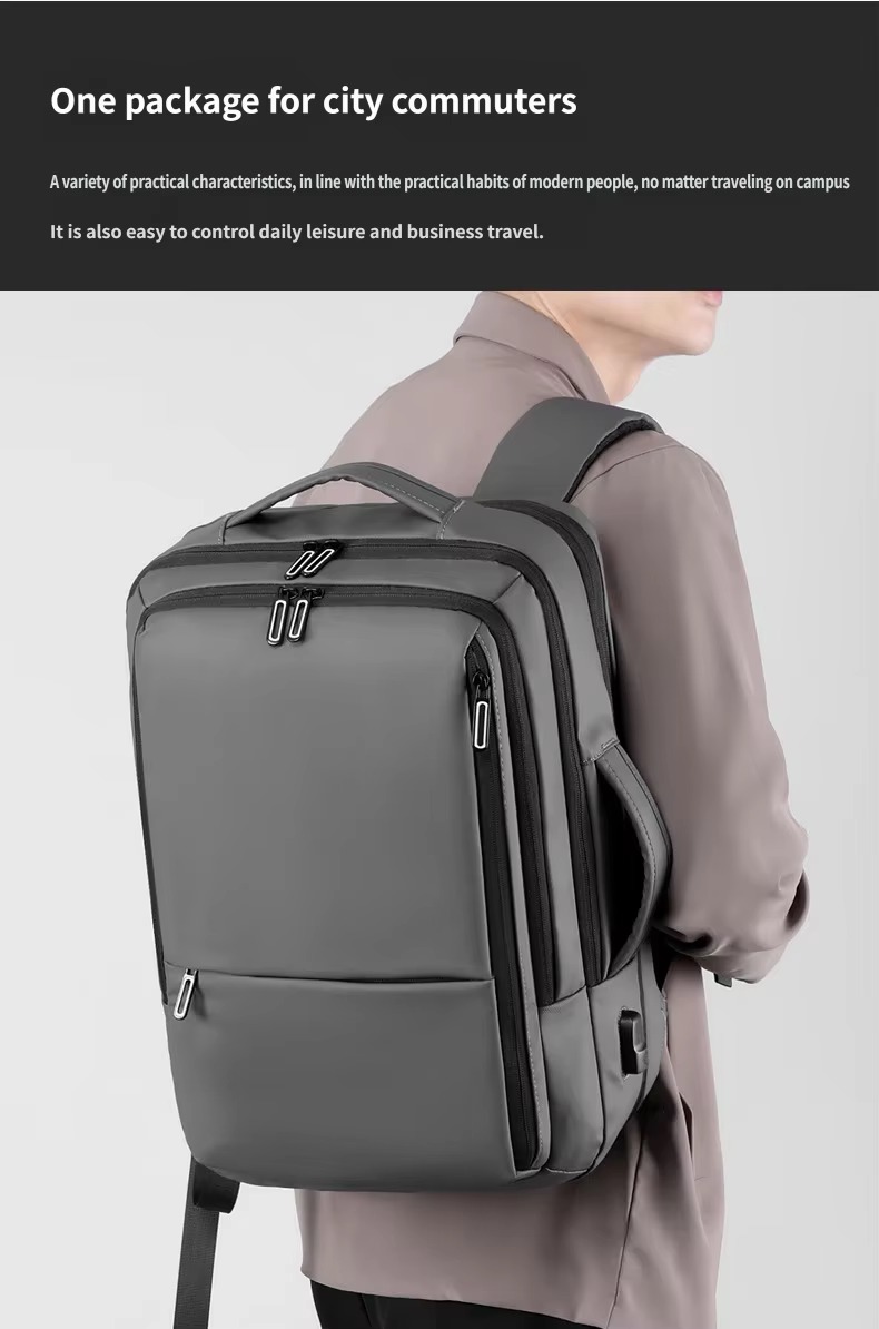 Convertible Backpack and Briefcase with 15.6 Inch Laptop Compartment product detail