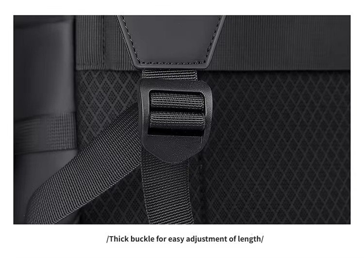Splash-Proof Roll Top Backpack with 15.6