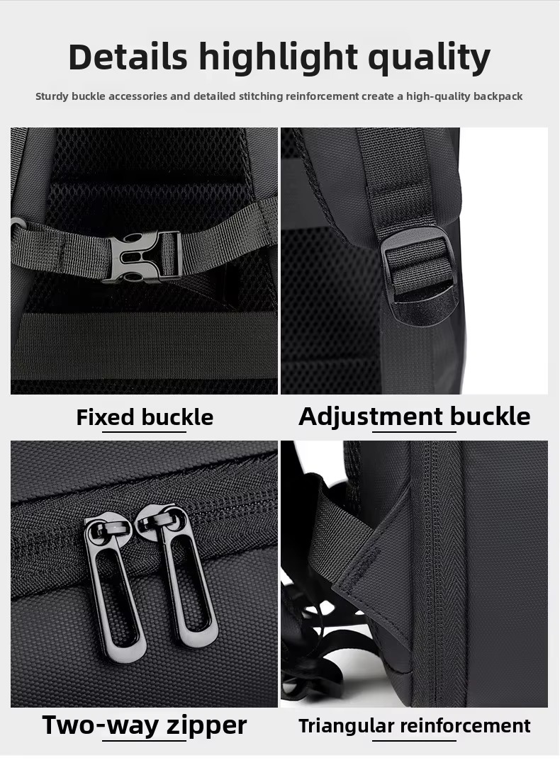 Expandable 15.6 Inch Laptop Backpack with USB Charging Port product detail