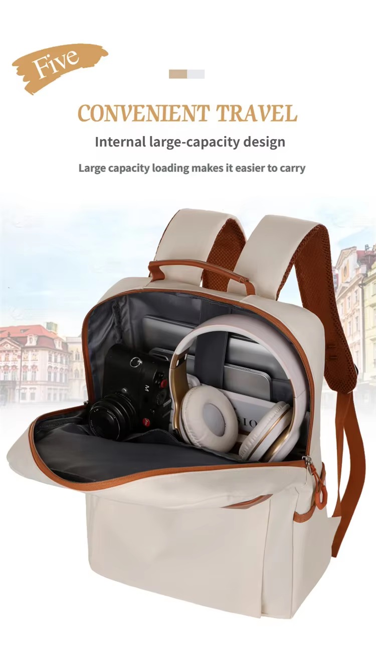 Expandable Business Backpack with USB Charging Port product detail