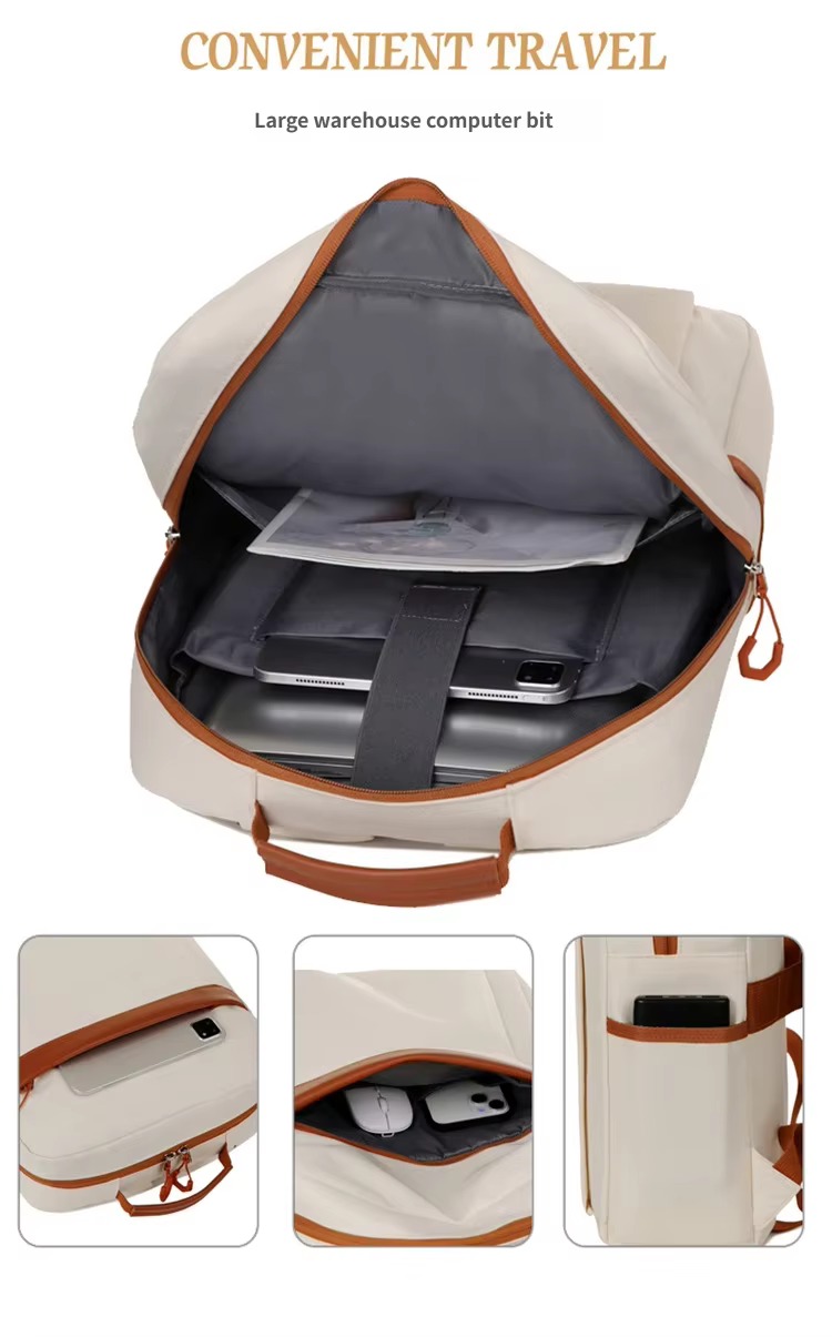 Expandable Business Backpack with USB Charging Port product detail