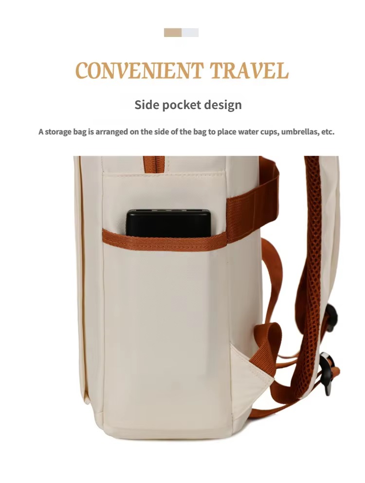 Expandable Business Backpack with USB Charging Port product detail