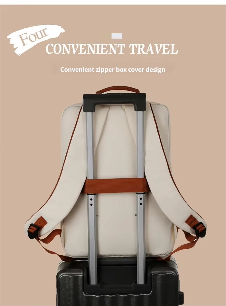 Expandable Business Backpack with USB Charging Port product detail