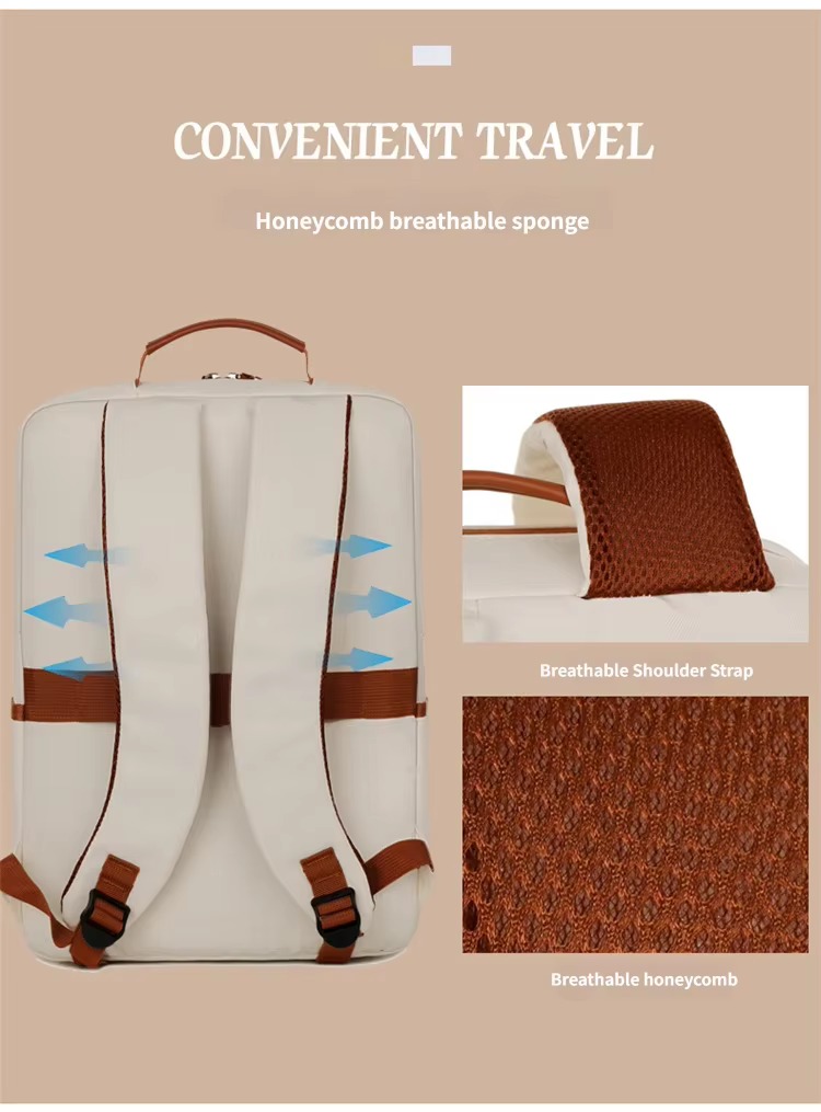 Expandable Business Backpack with USB Charging Port product detail