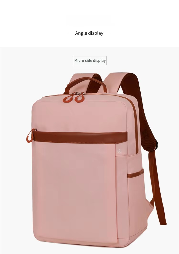 Expandable Business Backpack with USB Charging Port product detail