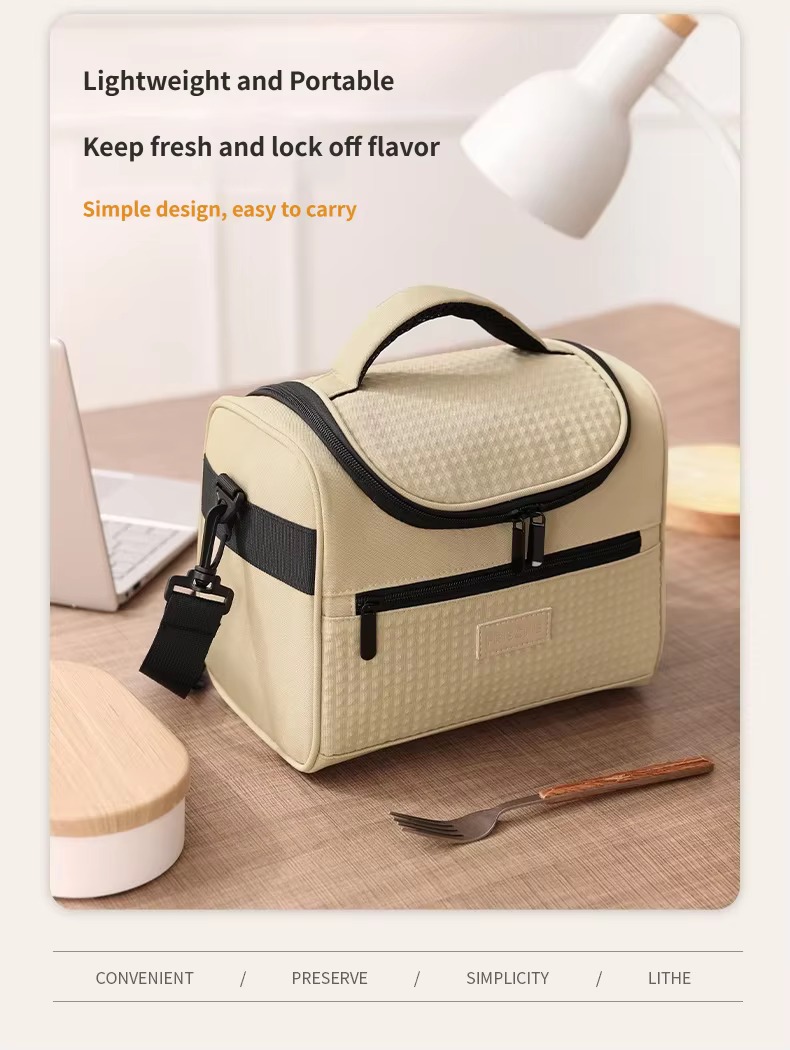 Splash-Proof Insulated Lunch Cooler Bag for Picnics product detail