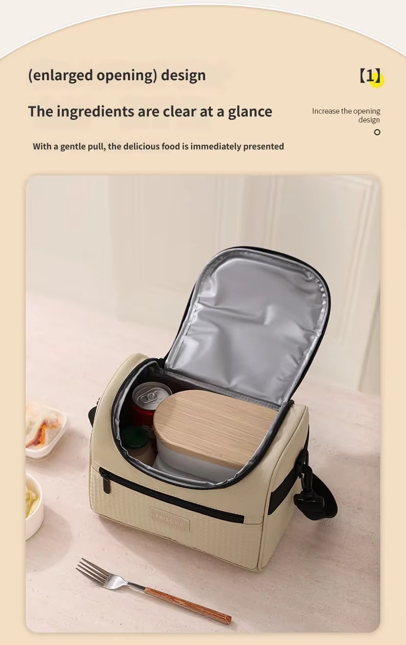 Splash-Proof Insulated Lunch Cooler Bag for Picnics product detail