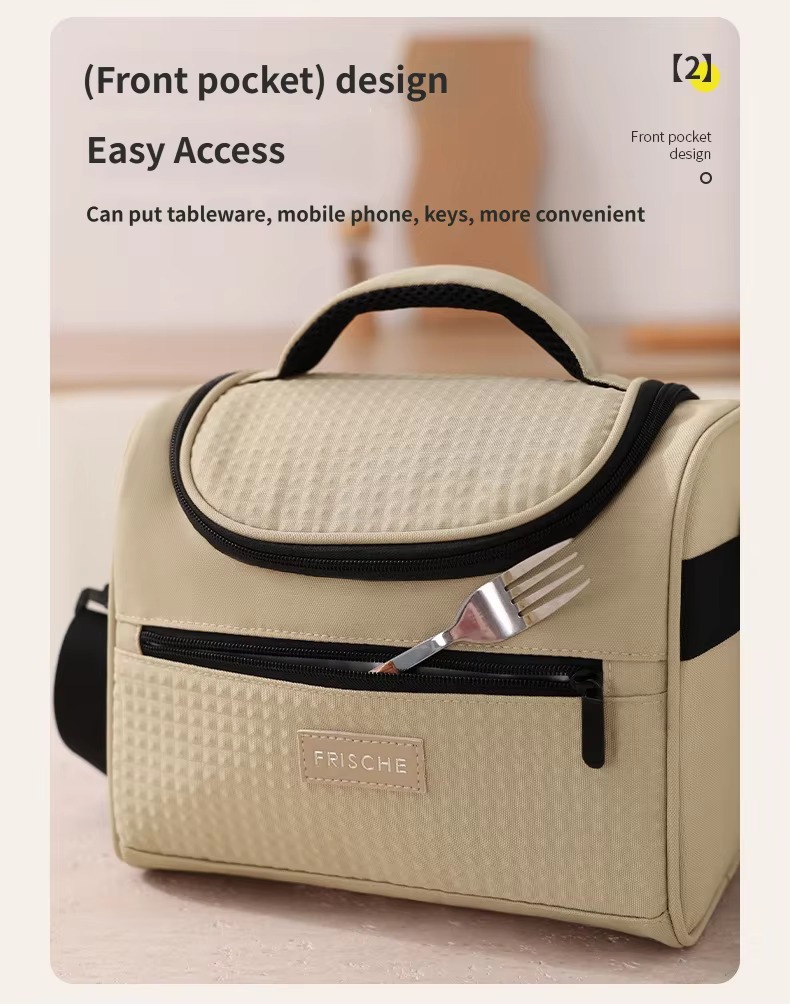 Splash-Proof Insulated Lunch Cooler Bag for Picnics product detail