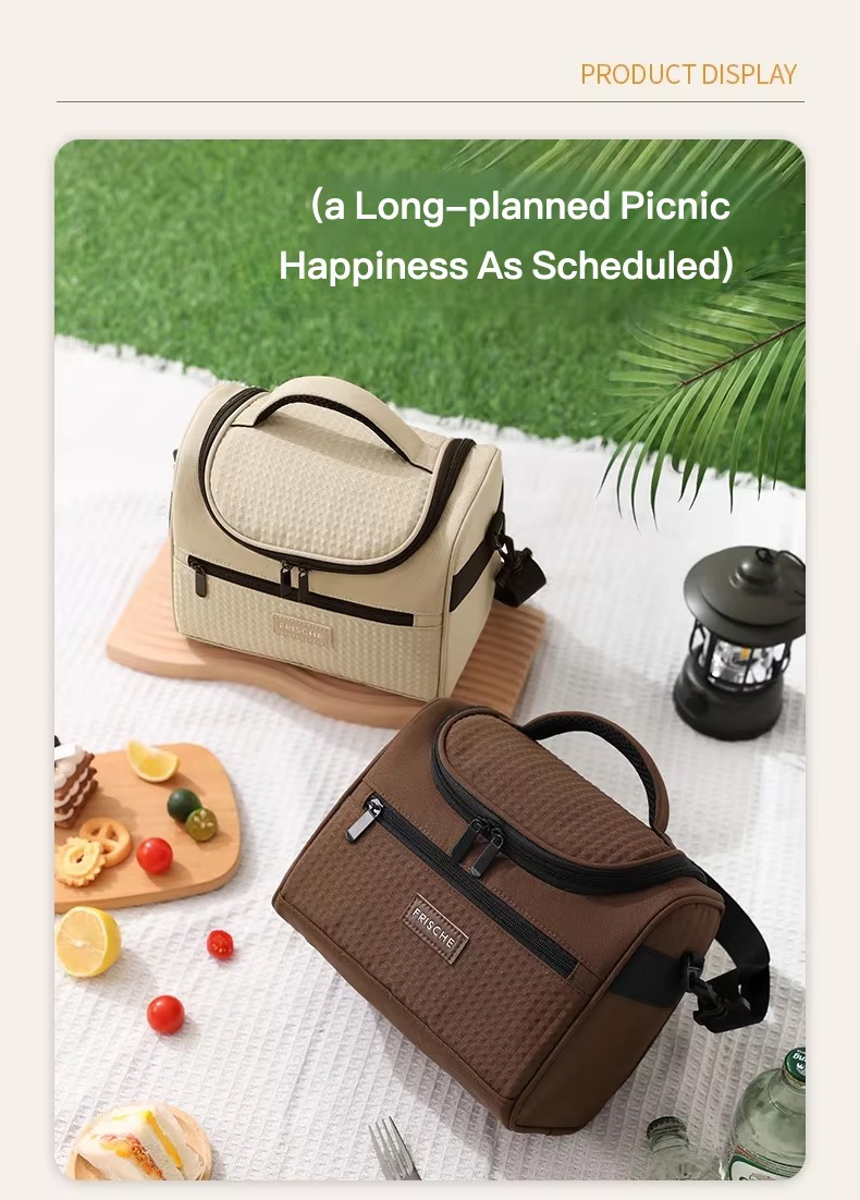 Splash-Proof Insulated Lunch Cooler Bag for Picnics product detail
