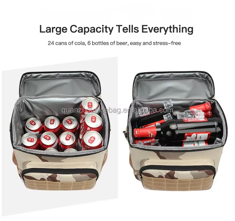 Tactical MOLLE Insulated Cooler Bag for Outdoor Trips product detail