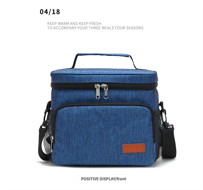 Insulated Lunch Cooler Bag with Front Tablet Pocket product detail