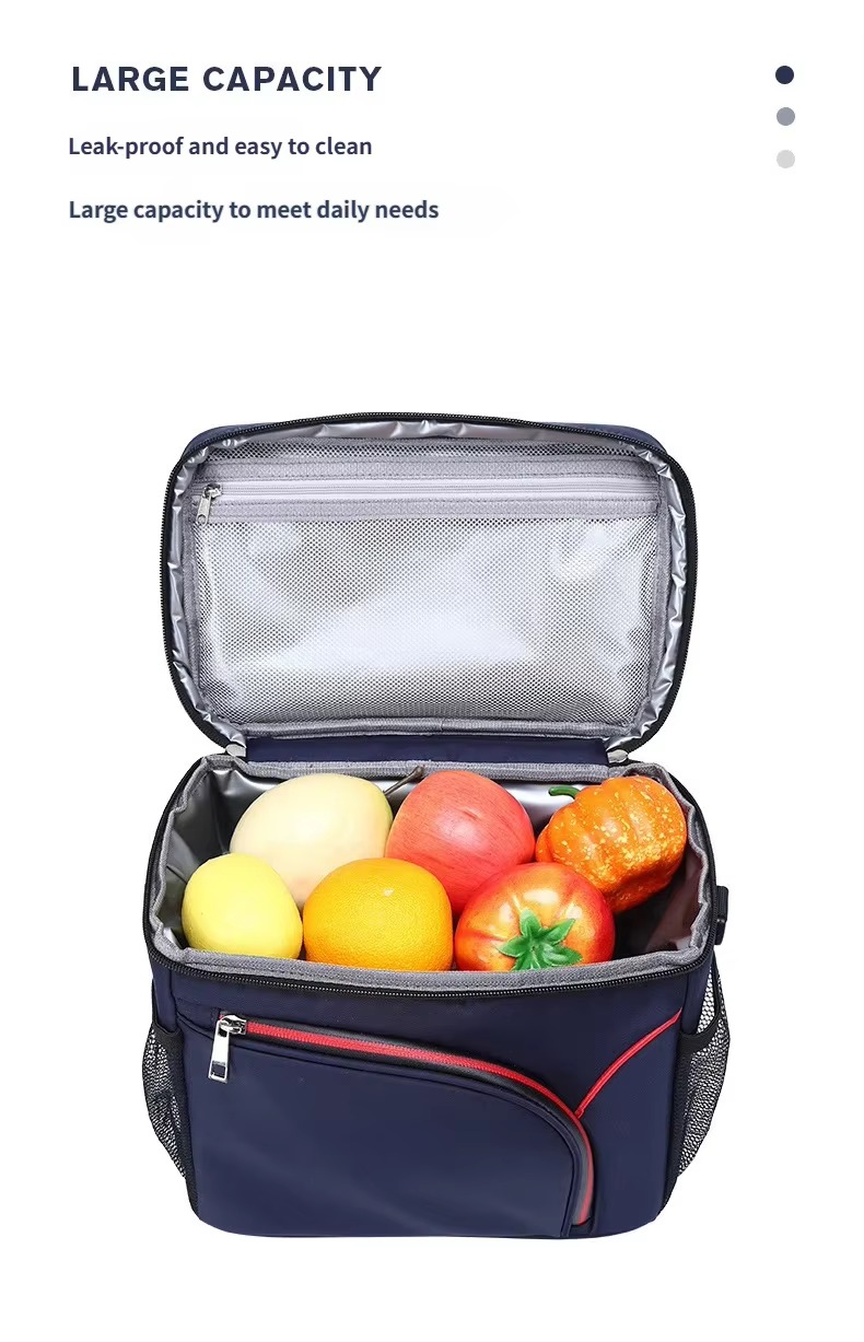 open bag filled with fruit and vegetables large capacity