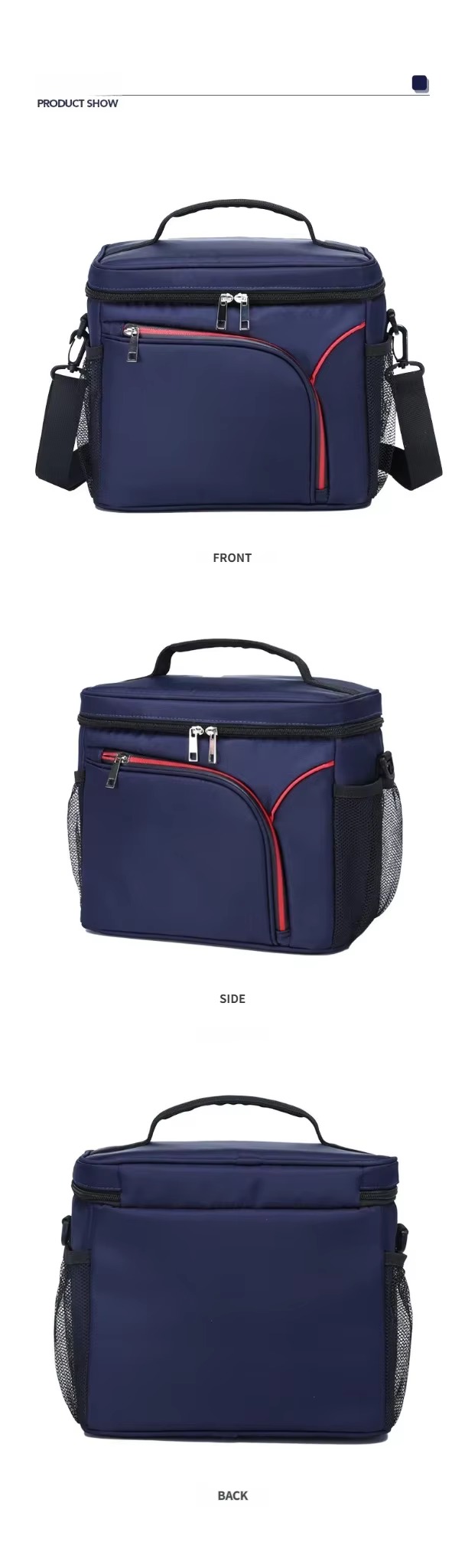 front side and back product views