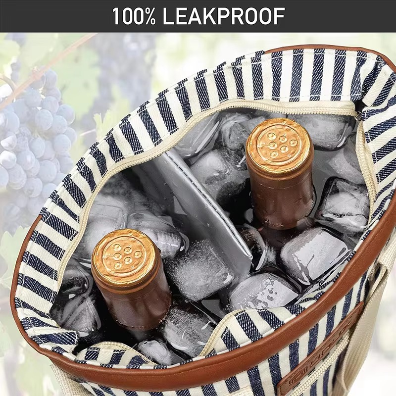 front pocket with corkscrew and wine tool set close-up