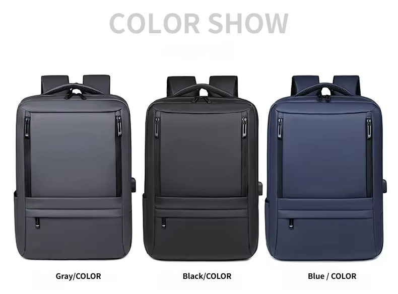 gray, black, and blue color options lined up together