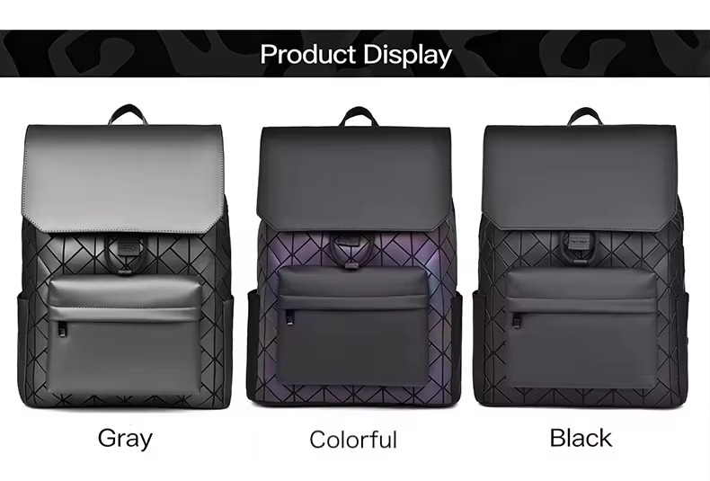 three color options - gray, colorful and black - shown side by side