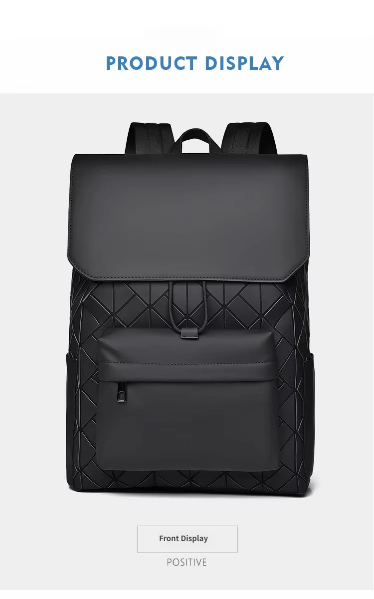 side display angle view of the backpack
