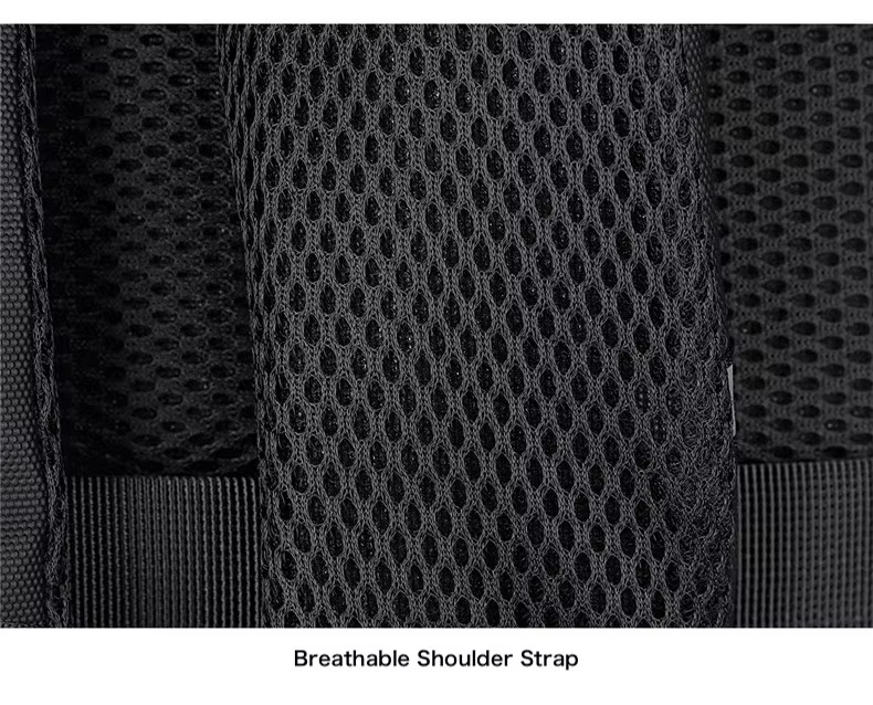 reflective strip detail on shoulder strap