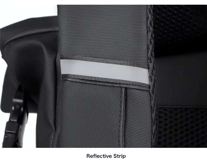 fixed buckle triangular reinforcement adjustable buckle and handle close-ups