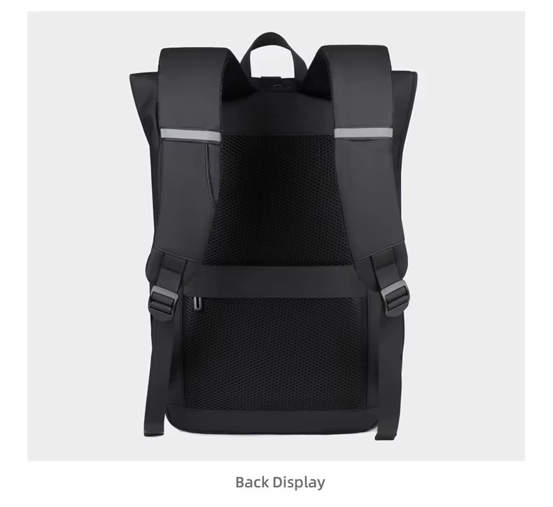 back panel product shot with reflective straps