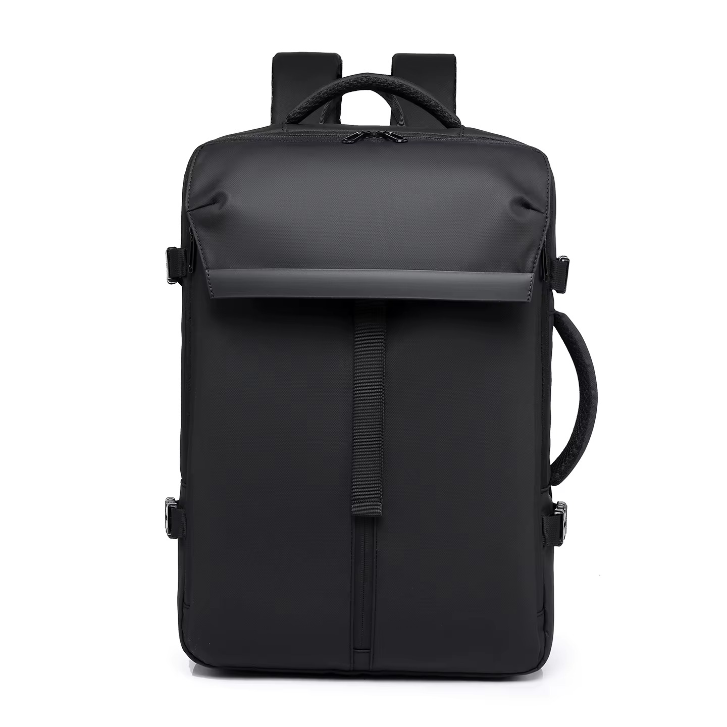breathable back panel texture and wide padded shoulder strap close-up