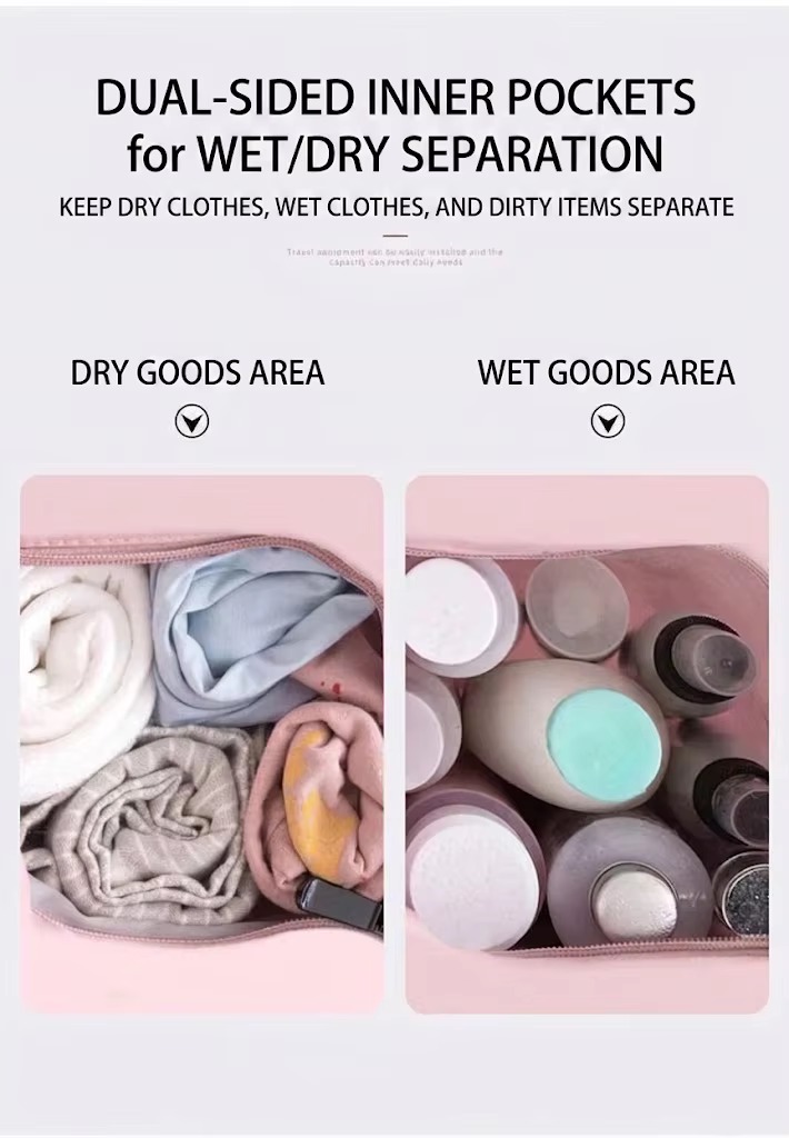 interior dry goods area and wet goods area side-by-side comparison