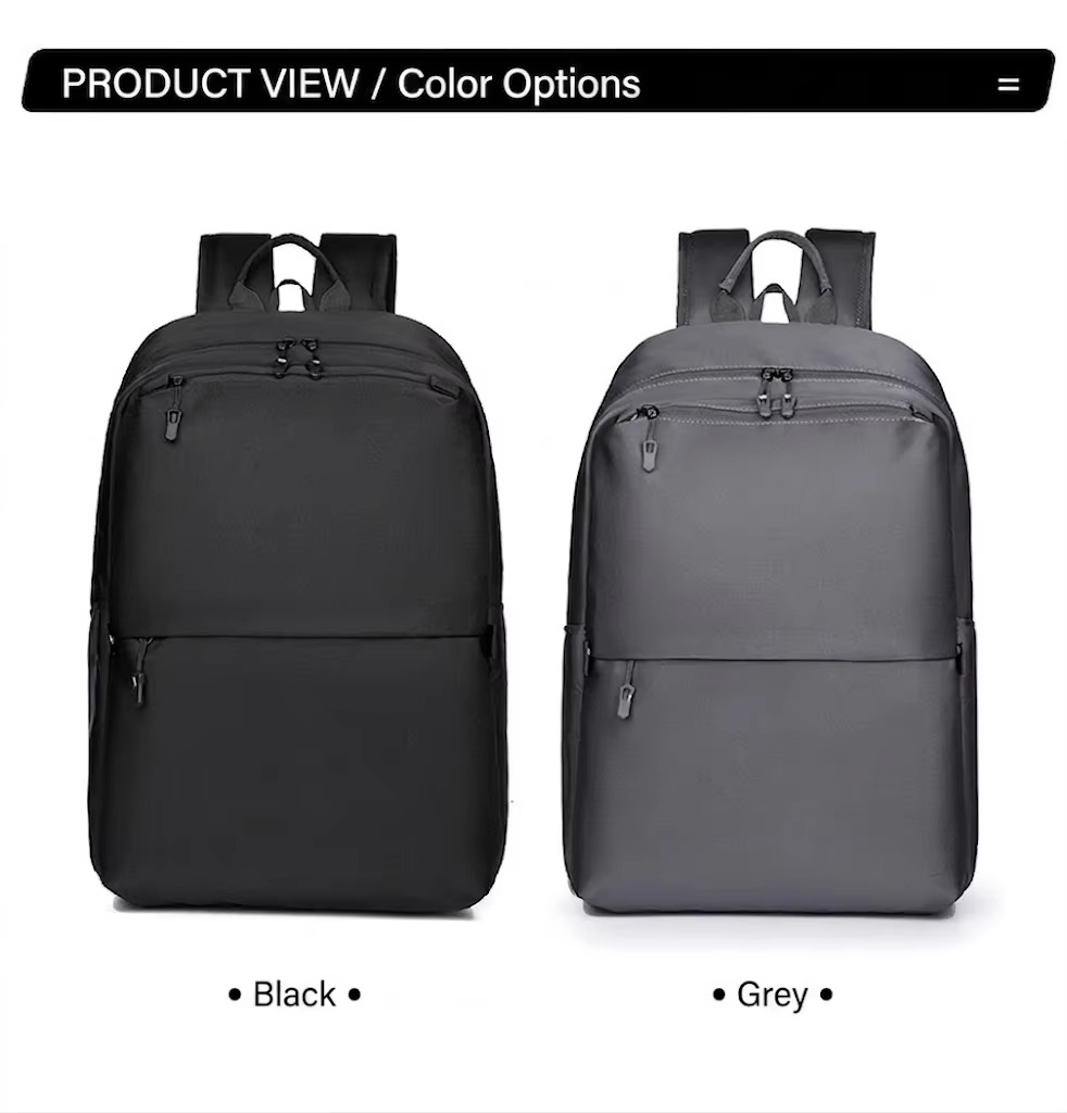 black and grey color options shown side by side