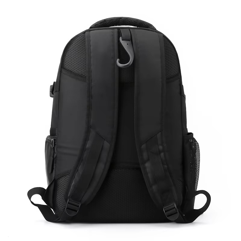 back view with padded straps and hook
