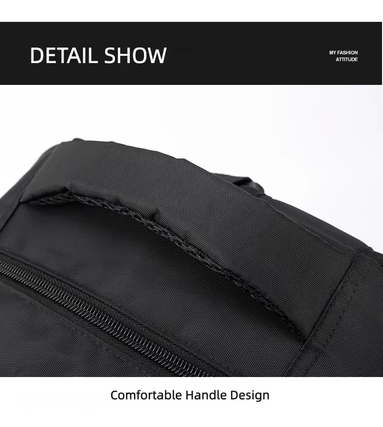 padded top handle close-up